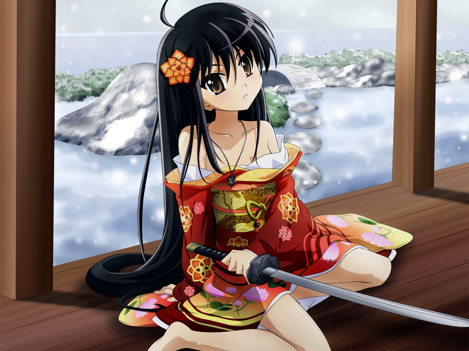 Anime girl illustration